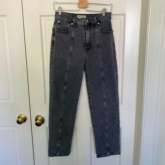 Madewell The Perfect Vintage Straight Jean in Meaford Wash Seam Edition - SZ 26 - Picture 6 of 9